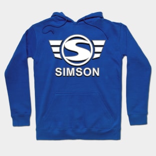 Simson Logo 3D Spezial (white) Hoodie